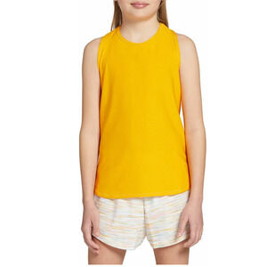 DSG girls size medium (10-12) gold Movement Performance Tank Top NWT